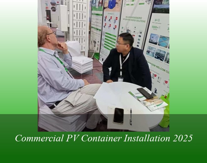 Commercial PV Container Installation 2025